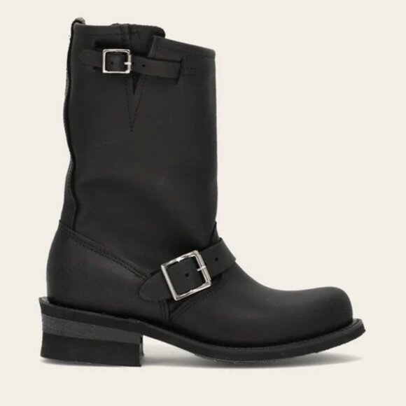 Frye 12R Engineer Womens Boots - Black, 7 - Picture 2 of 8